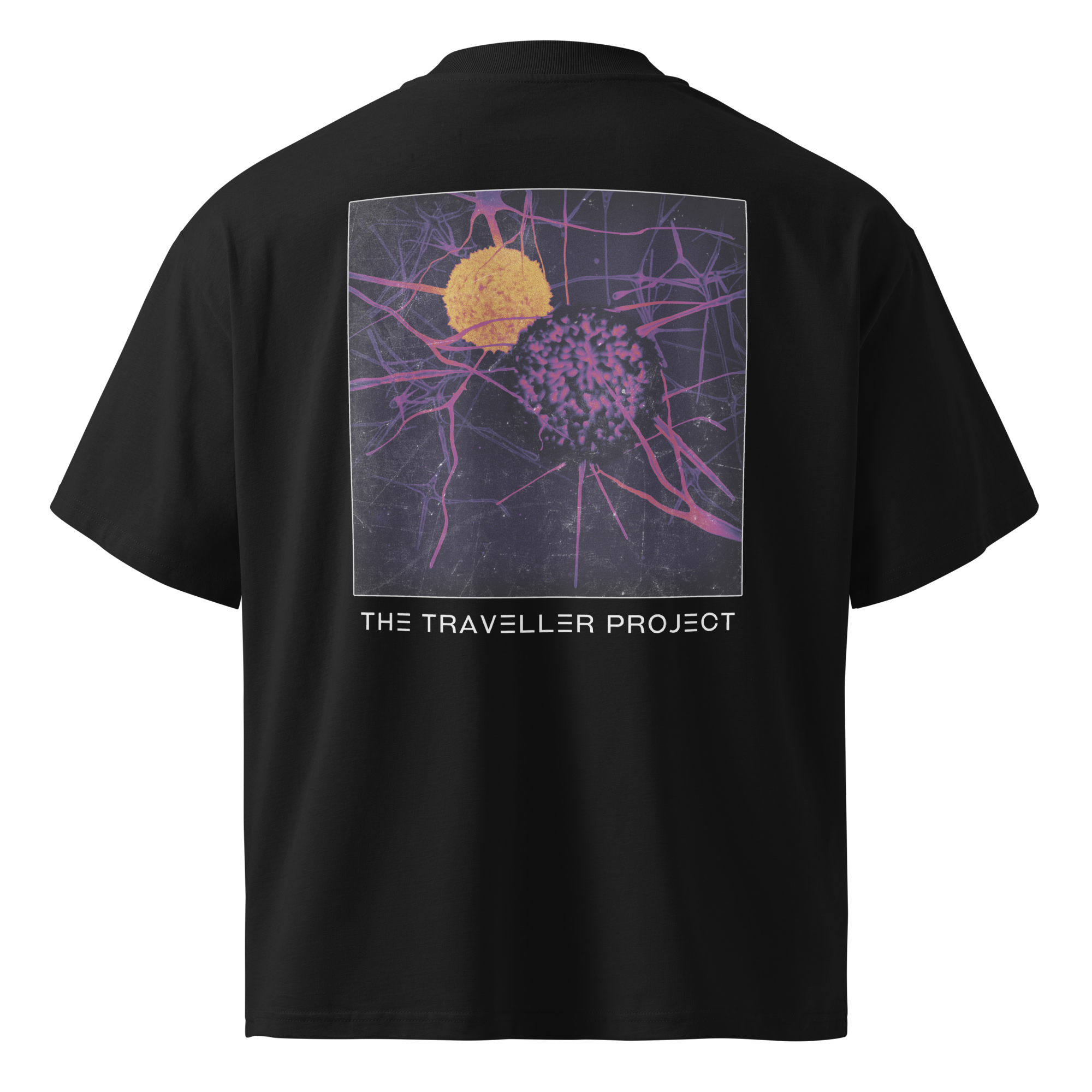 The Black Sun Black T Shirt, back